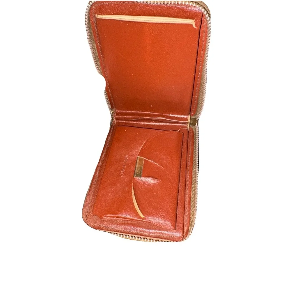 Vintage Kids Bi-Fold Wallet Cowboy Horse Gun Zippered Cowboy Western Theme Haiti